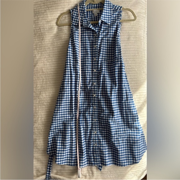 LIKE NEW Crown & Ivy Blue Gingham Dress - Picture 8 of 9